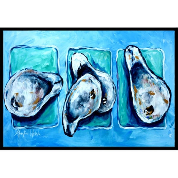 Carolines Treasures Oysters Indoor Or Outdoor Doormat- 24 x 36 in. MW1110JMAT - main